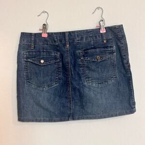 Express Precision Fit Vintage Mini Low Rise Skirt Size 12